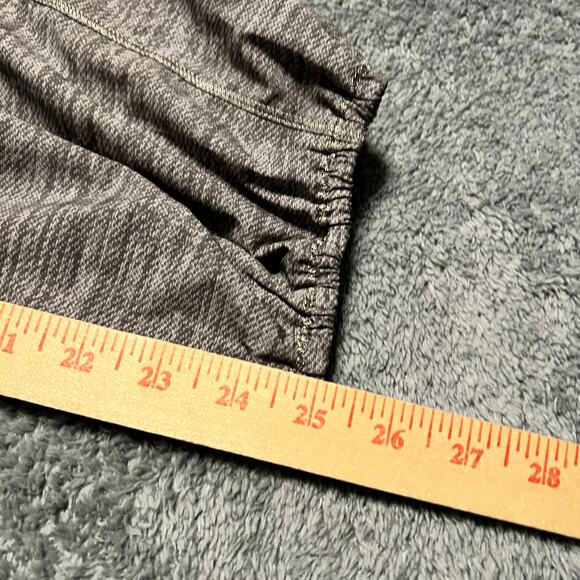 Lululemon Om Pants Womens 8 Fold Over Waist Gray Baggy - Picture 9 of 9